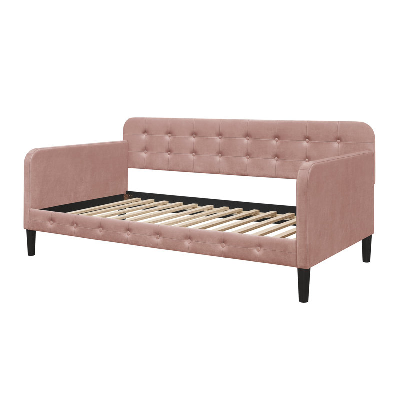 Granli Upholstered Daybed, Pink