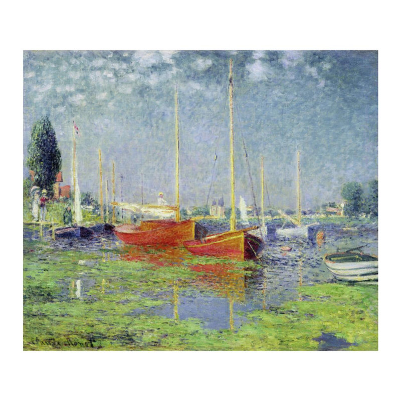 «Argenteuil» par Claude Monet - Estampe numérique, H 32 po x l 40 po