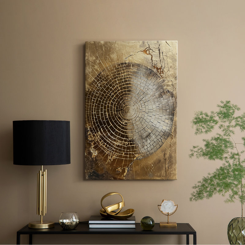 Série ABSTRACT CXC - Toile tendue avec châssis de qualité supérieure - Prêt à être accroché, H 12 po x l 8 po