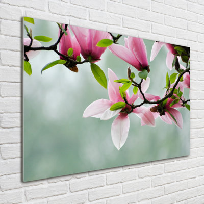 Magnolia - No Frame Print on Glass
