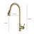 Kitchen Faucets, Kitchen Faucets with Pull Down Sprayer, High Arc Single Handle Stainless Steel Sink Faucets 1 Holes, Kitchen Sink Faucets for Farmhouse Camper Laundry Rv Bar-101233192