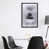 Toile avec cadre noir
