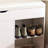 Entryway Bench with Shoe Storage, Adjustable 3-Tier Flip-Up Drawers & Hidden Cabinet, Triple Storage and Modern Design Shoe Organizer