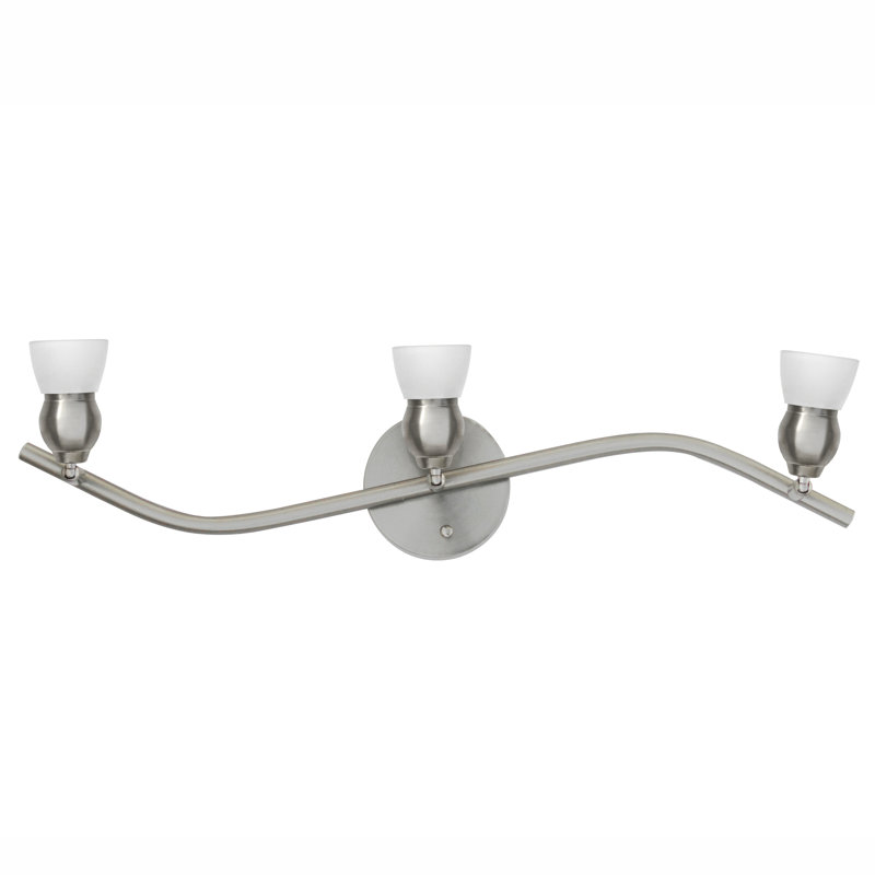 Ensemble de rail d'éclairage 3 lumières 27 "Catherine
