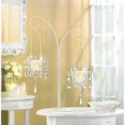 Mini Chandelier Votive Candle Stand | Accent Plus Decor