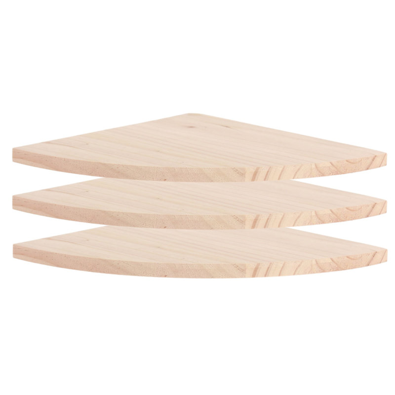 3 Wall Mounted Corner Shelf, 3 pack of shelves