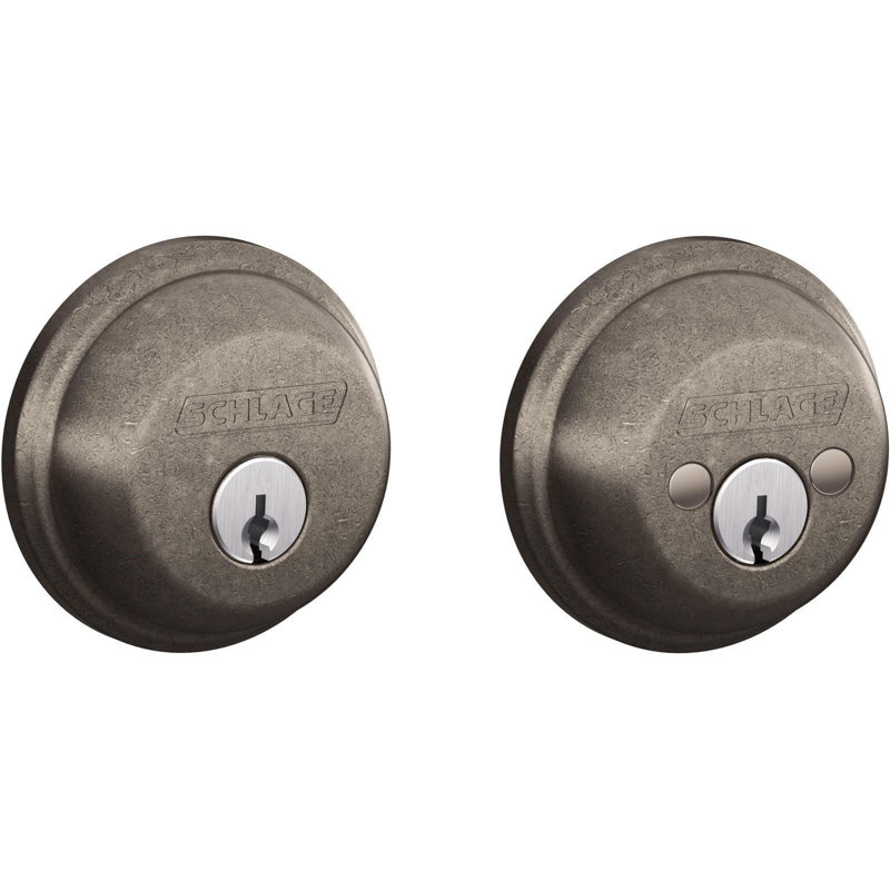 Double pêne dormant, Nickel vieilli
