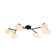 6 - Light Elliptical Opal Glass Globe Linear Semi Flush Mount