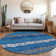 Premium Machine Washable Prisco Navy Rug