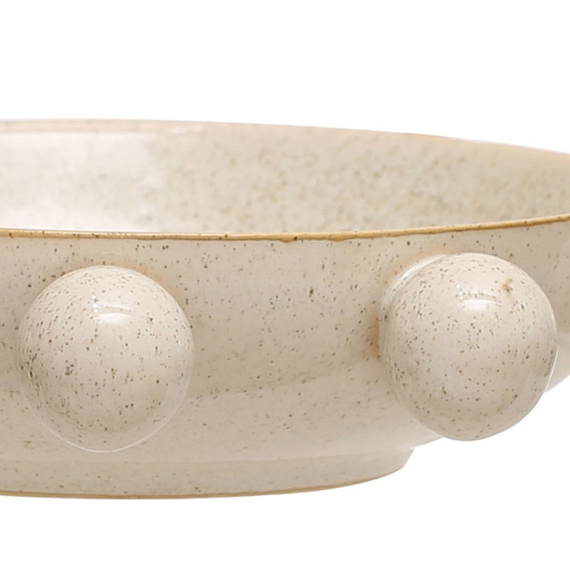 Joss & Main Jalonte Serving Bowl, Beige