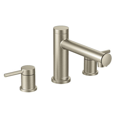 Garniture de robinet de baignoire romaine à deux poignées Align