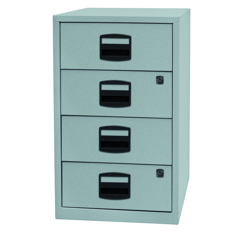 Pfa 41.3cm Wide 4 -Drawer File Cabinet, Silver