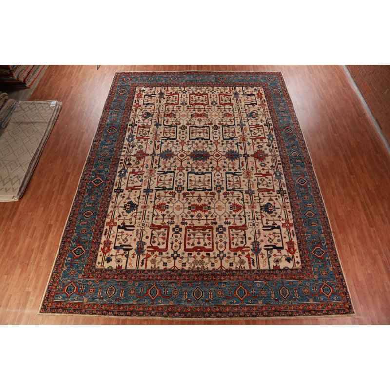 Vegetable Dye Ziegler Oriental Large Rug 13x17