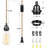 Plug in Hanging Light Fixture, 15FT Pendant Lamp Lights Cord with Switch Cord E26 Bulbs Socket