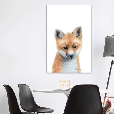 Baby Fox - Wrapped Canvas Painting
