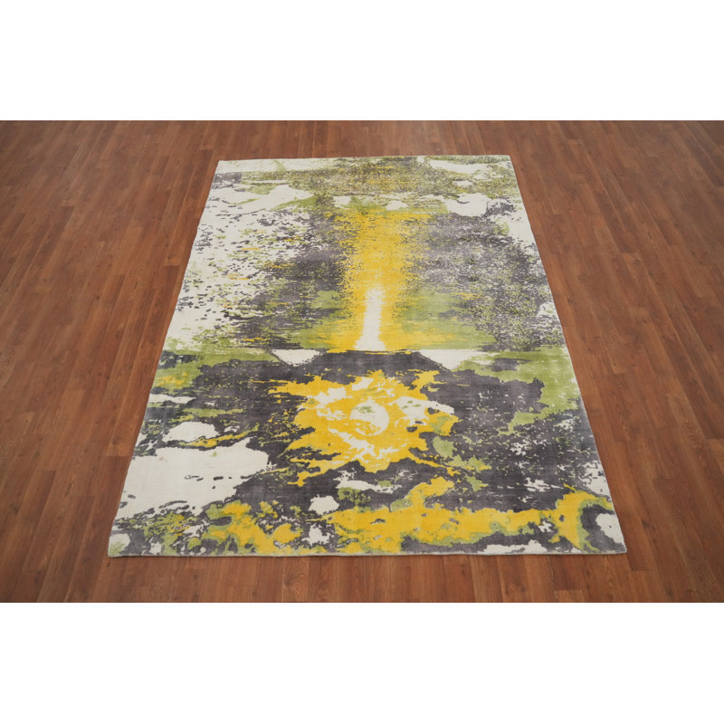 Tapis moderne à imprimé nature 5 x 7
