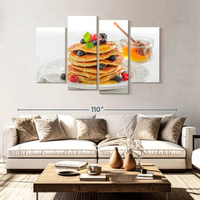 Crêpes au miel et aux baies Yarlin, H 54 po x l 84 po