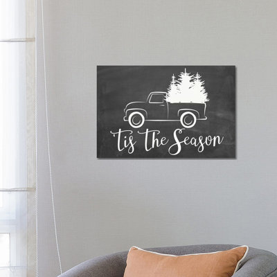 Rustic Christmas IV 1 Piece Wrapped Canvas Wall Art