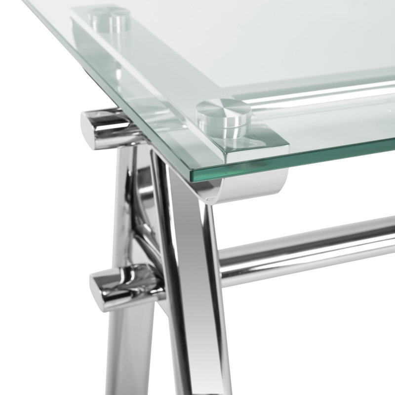 Turner 47.3'' Glass Top Console Table