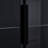 Led Illuminated Cabinet With Metal Legs And Tempered Glass Door - Modern For Living Room, Office, Study, Black Adjustable Shelves Stylish Study-181305009