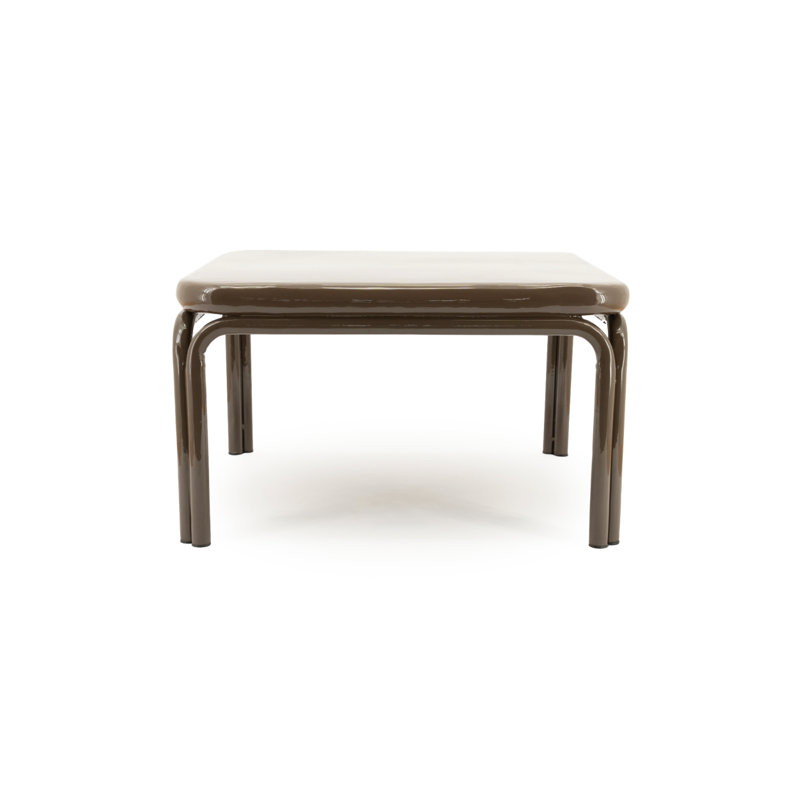 Table basse Zilo, Marron foncé