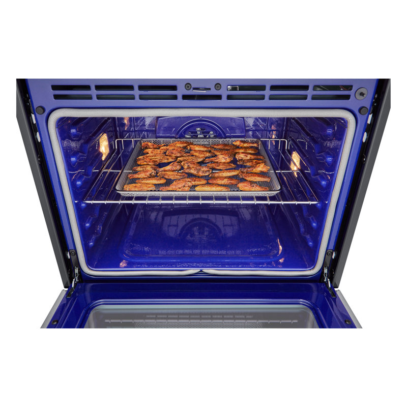 LG Smart Double Wall Oven with Convection and Air Fry, Print Proof Stainless Steel, 9.4 cu. ft.