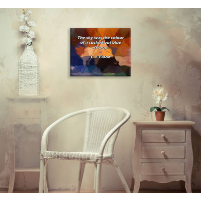 Latitude Run® Gallery Wrapped Canvas By Valmiki: "Misfortune is the best fortune. Rejection by all is