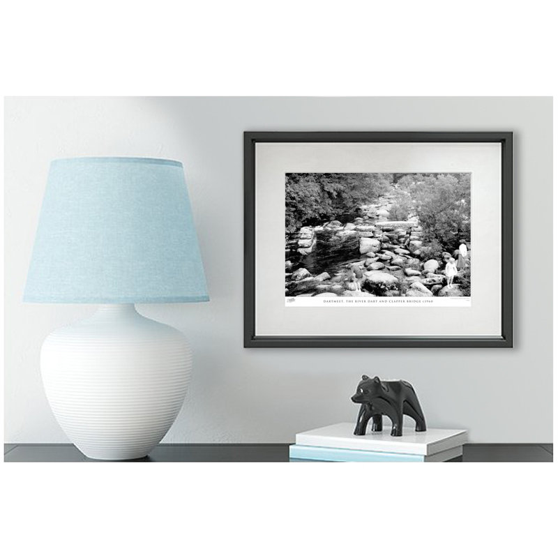 Dartmeet, The River Dart And Clapper Bridge C1960 - Single Picture Frame Print, 40cm H x 50cm W x 2.3cm D