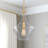 1-light Modern Teardrop Pendant Light-775093718