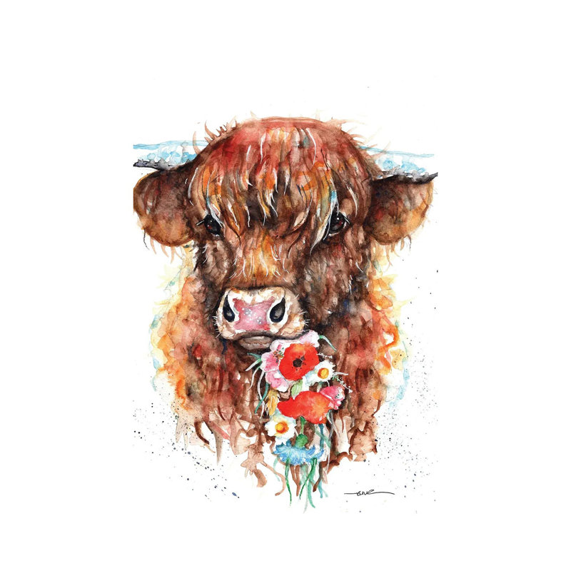 Flora by BebesArts - Gallery-Wrapped Canvas Giclée on Canvas, Wrapped Canvas, 101.6 cm H x 66.04 cm W x 3.175 cm D