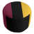 Maroon/Black/Yellow