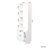 Night Stand With Bookshelf, Night Stand With 2 Storage Drawers For Bedroom-1420211054