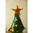 Kalalou Large Felt Christmas Tree Decor Wood Base 46" Tall Holiday Accent