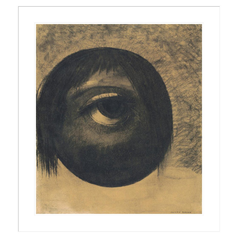 The Eye (Vision) by Odilon Redon -Framed Giclee Print, 37.26" H x 33.5" W
