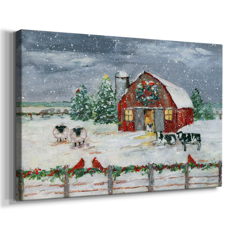 Hiver Homestead - Cavas enveloppés de galerie, 40 x 60