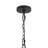 Jheni Six-Light Matte Black Chandelier-127380294-130774067