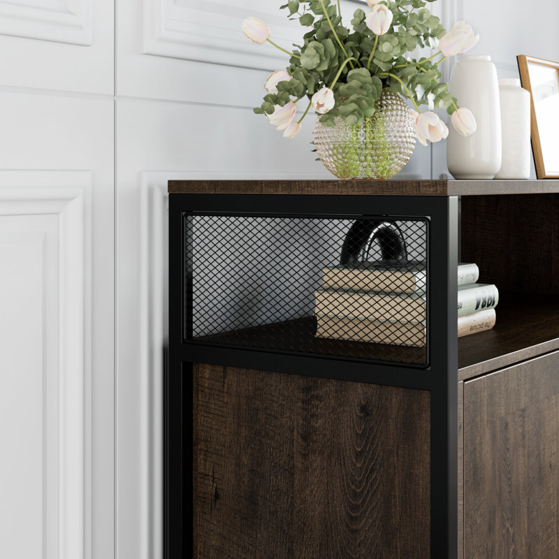 113.5cm Sideboard, Dark Brown