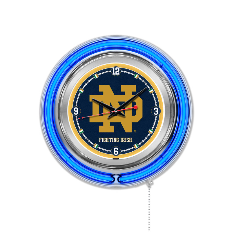 Horloge murale 15 po NCAA, Notre Dame