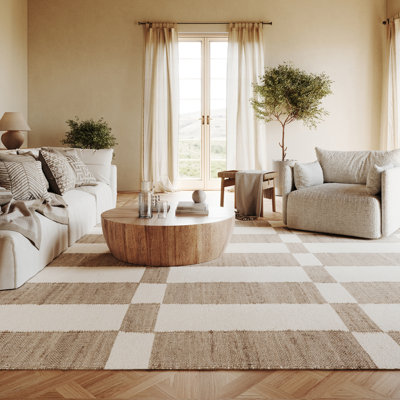 Avenelle Jute Modern Farmhouse Area Rug