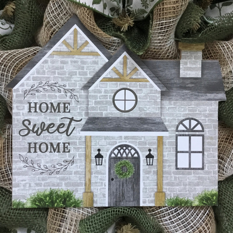 Home Sweet Home All Occasion Welcome Wreath