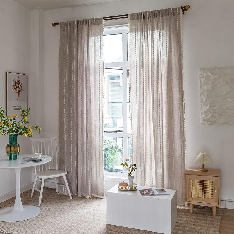 Venere Semi Sheer Curtain Pair