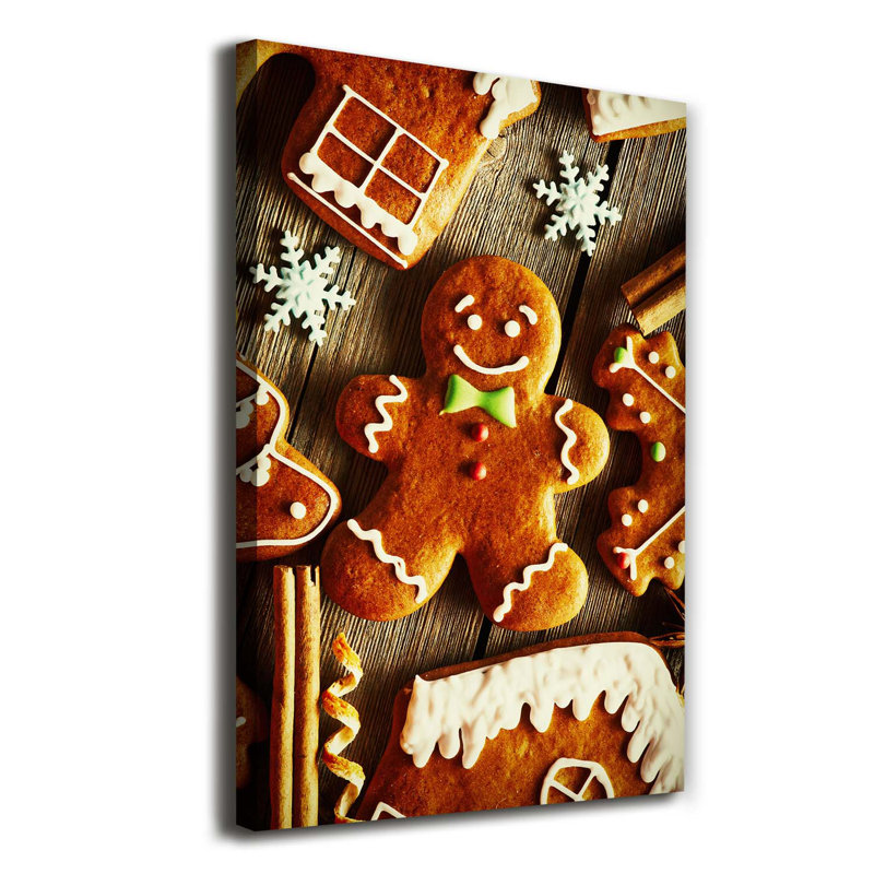 Gingerbreads - Wrapped Canvas Print