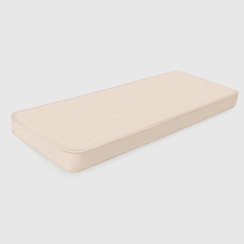 Coussin de banc de baie de 4 po Premium, Beige clair, L 86 po x P 16 po