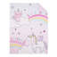 Ensemble de literie pour tout-petits 4 pièces Fiorentino Caticorn Girl Power