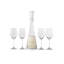 Sparkle 5 - Piece Crystal Lead Free Crystal Beverage Server Set