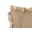 CIRSIUM Striped Beige Square Throw Cushion