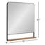 Branchville Metal Wall Mirror with Shelf-90697191-90697192-90697190