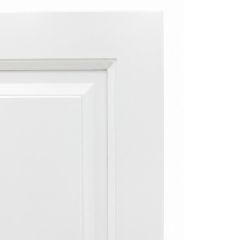 Porte de grange coulissante 2 panneaux de fibres à densité moyenne avec ensemble de quincaillerie, 26 po x 84 po, 1