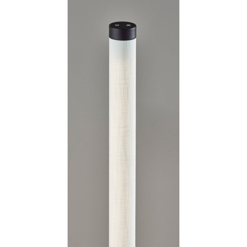 Rosales 54.5'' Black LED Column Floor Lamp