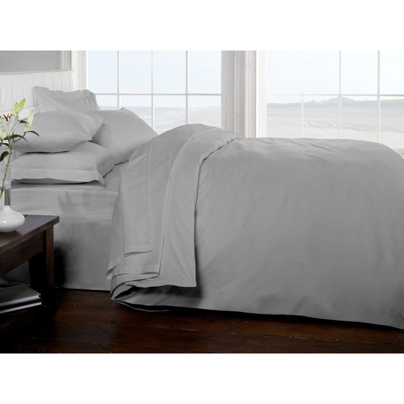 200TC 100% Cotton Standard Fitted Sheet, Super King (6')